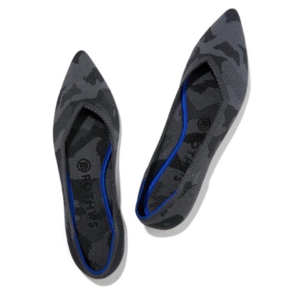 Rothy's Women's Grey Camouflage Flats